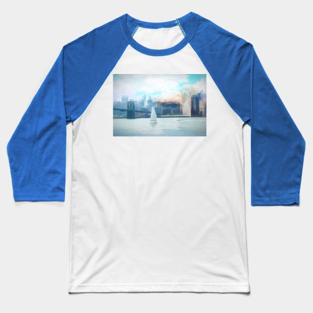 Skyline Baseball T-Shirt by jasminaseidl